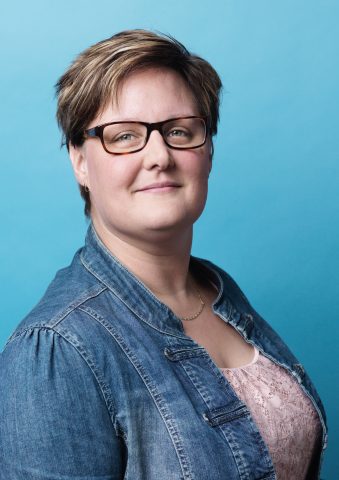 Portret Susan, Verpleegkundige in verpleeghuis